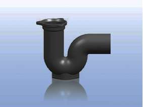 A型带门P存水弯