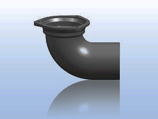 B型90度单承弯头