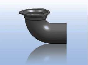 B型90度单承弯头