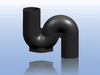 W型带门S存水弯