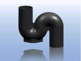 W型带门S存水弯