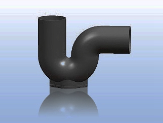 W型带门P存水弯