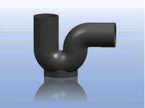 W型带门P存水弯