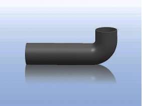 W型90度加长弯头