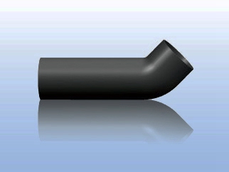 W型45度加长弯头